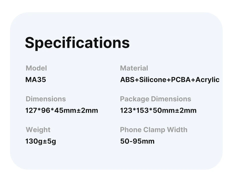 Ulanzi MA35 MagSafe Camera Grip – Bluetooth Shutter, Vertical/Horizontal Shooting