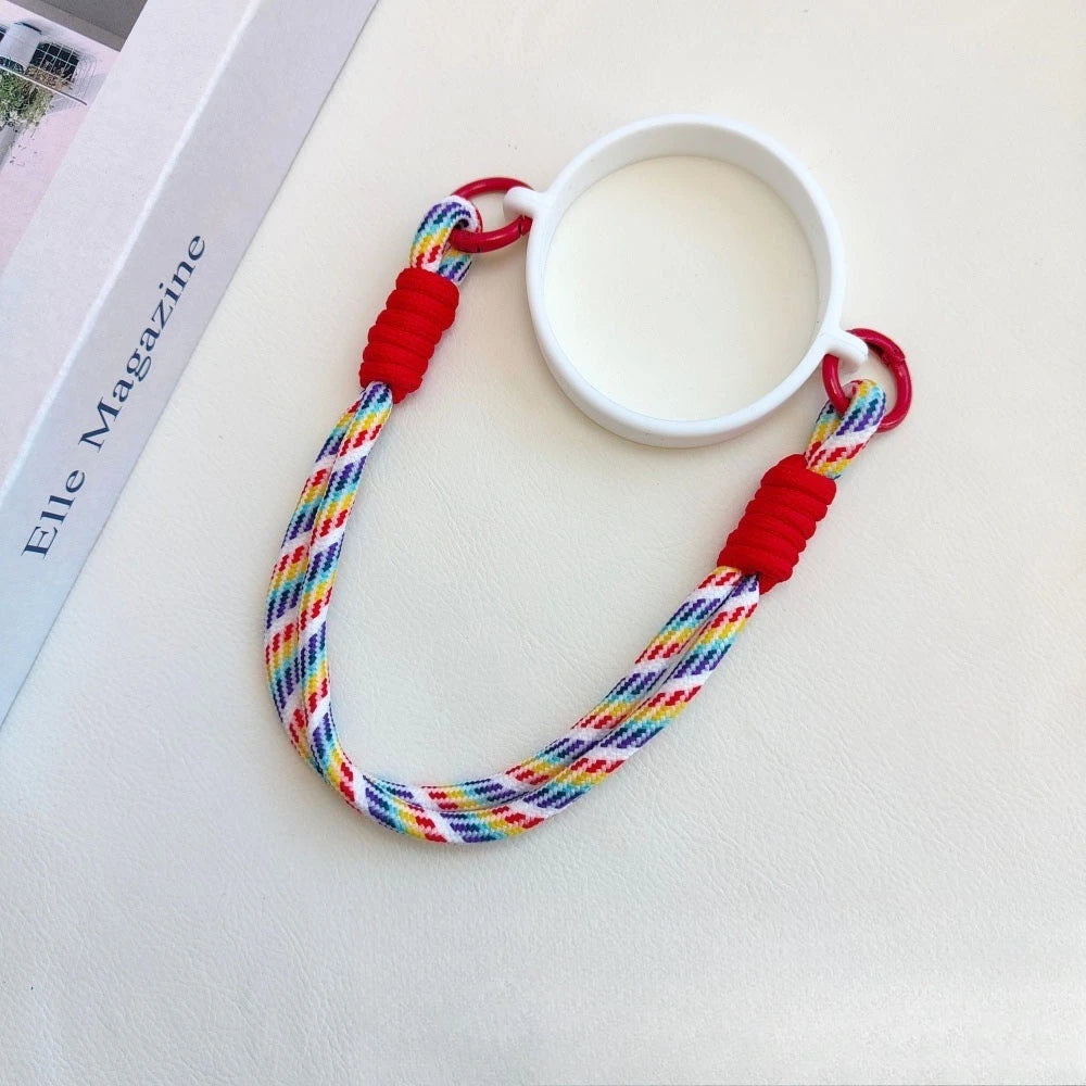 Water Bottle Handle Strap Silicone Water Bottle Sling Carrier Holder Strap Universal Fits Most 8-40oz Bottles Cup Accessories