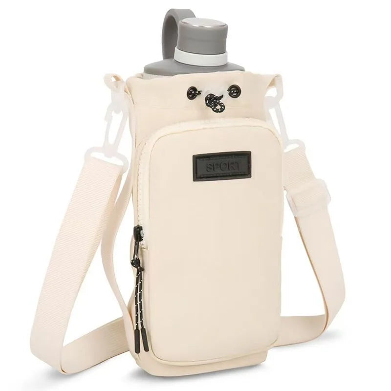 Premium Simple Water Cup Pocket Portable Water Bottle Bag Travel Back Mobile Phone Water Cup Protective Cover Universal Cover