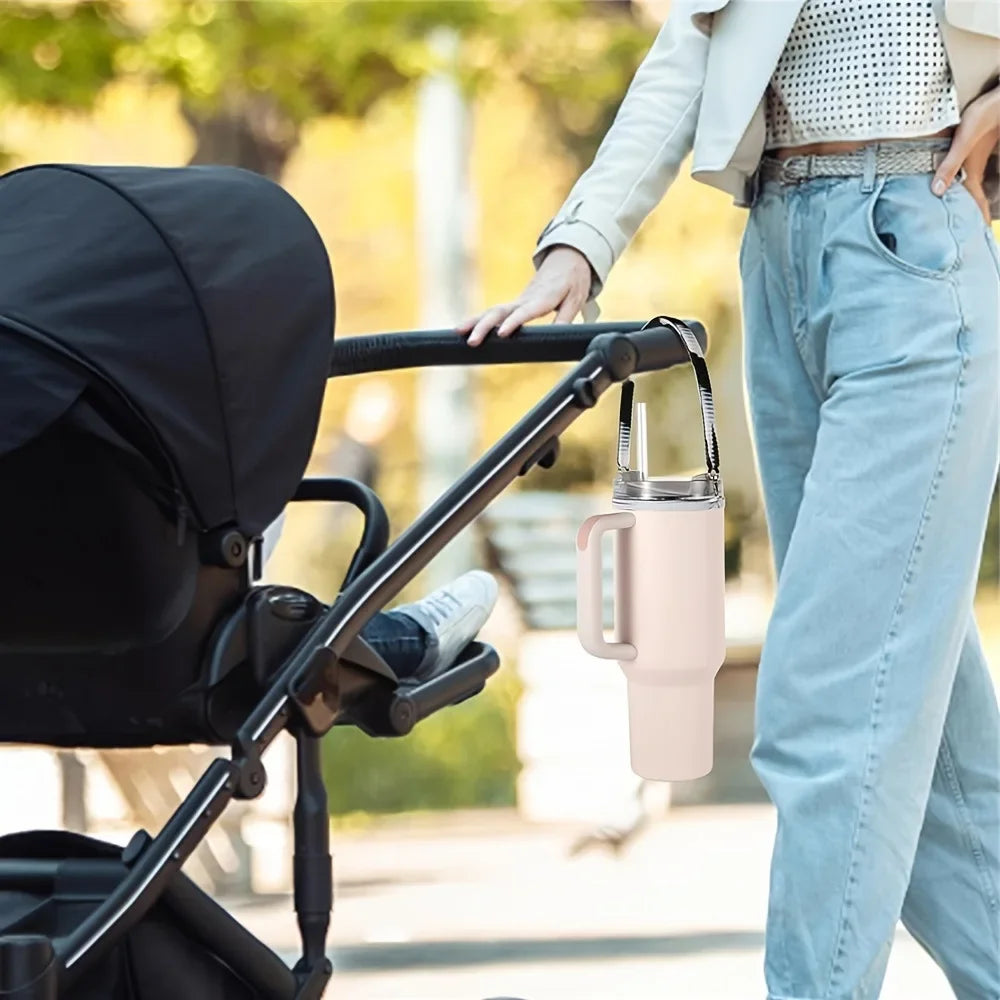 Water Bottle Handle Water Bottle Sling Carrier Holder Strap Soft Durable Silicone for Most 8-40oz Bottles for Cup Accessories