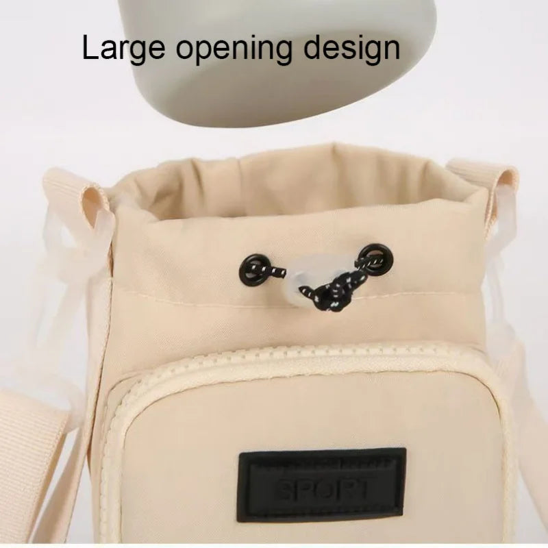 Premium Simple Water Cup Pocket Portable Water Bottle Bag Travel Back Mobile Phone Water Cup Protective Cover Universal Cover
