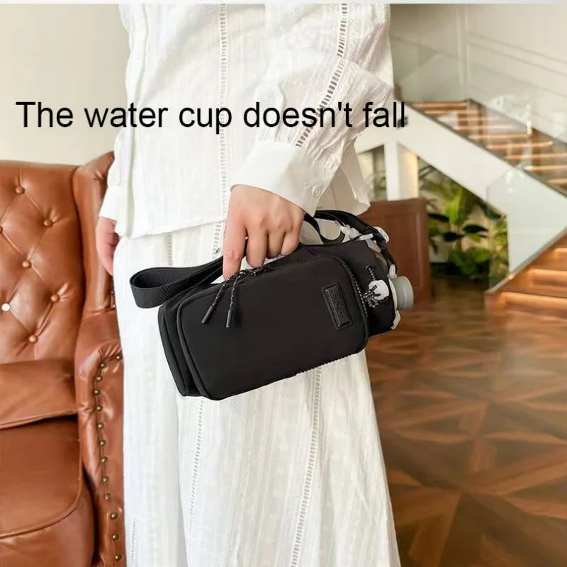 Premium Simple Water Cup Pocket Portable Water Bottle Bag Travel Back Mobile Phone Water Cup Protective Cover Universal Cover