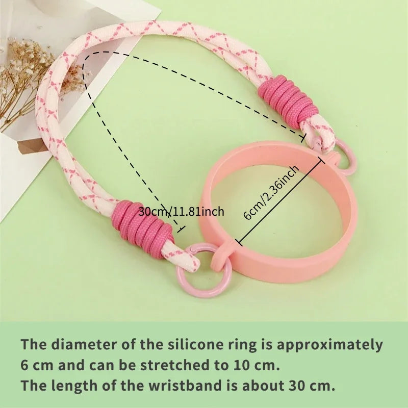 Water Bottle Handle Strap Silicone Water Bottle Sling Carrier Holder Strap Universal Fits Most 8-40oz Bottles Cup Accessories