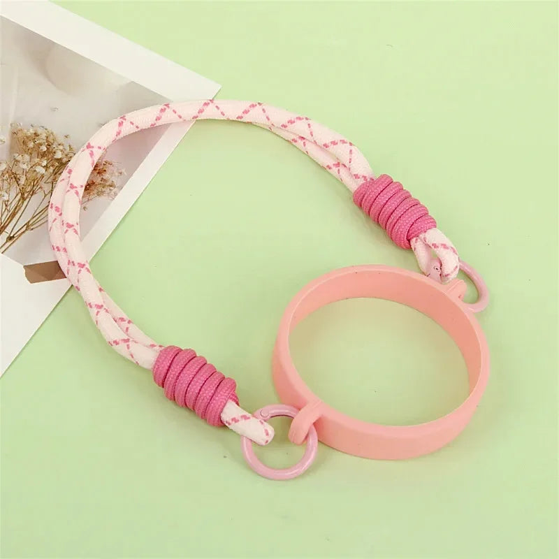 Water Bottle Handle Strap Silicone Water Bottle Sling Carrier Holder Strap Universal Fits Most 8-40oz Bottles Cup Accessories