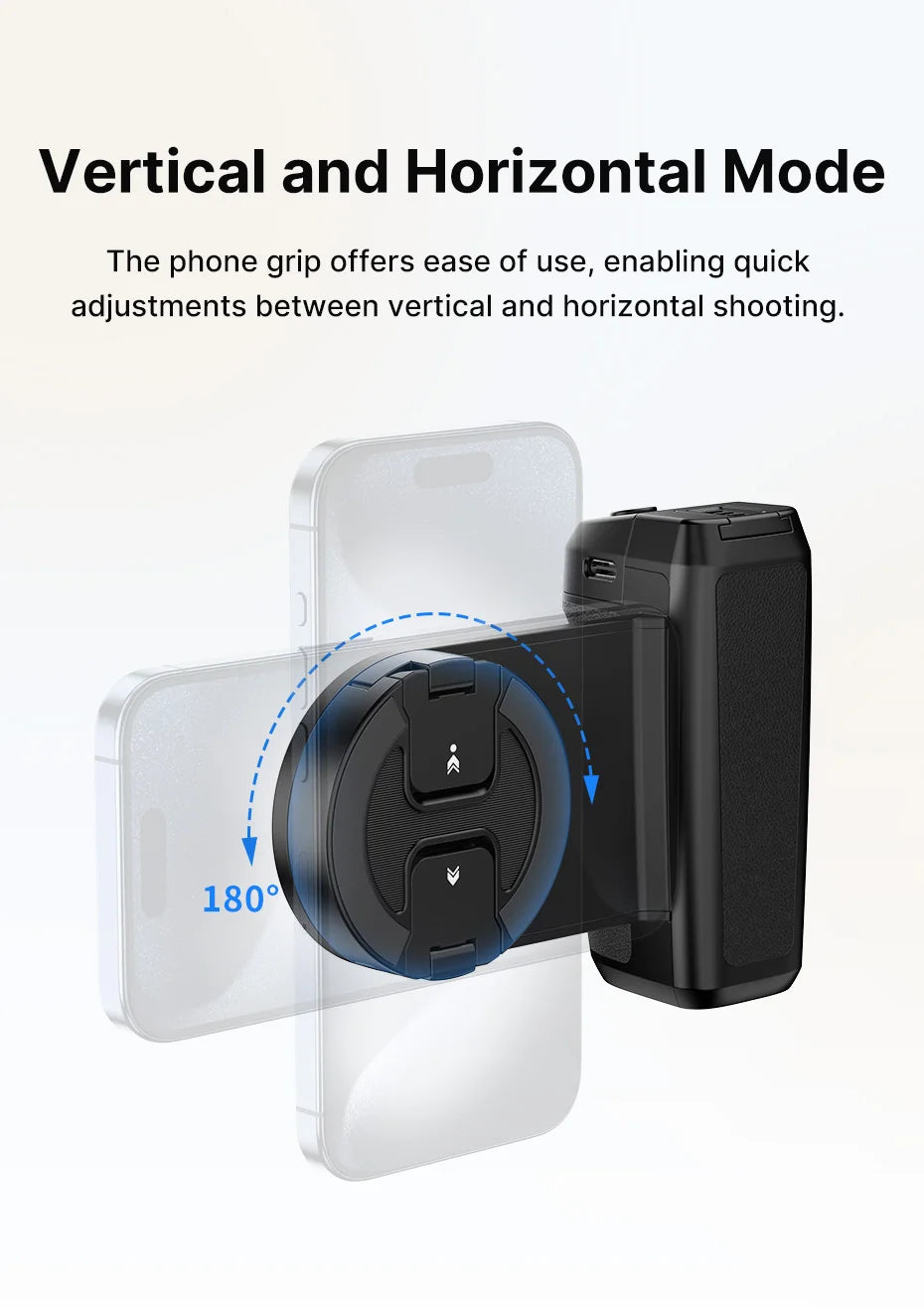 Ulanzi MA35 MagSafe Camera Grip – Bluetooth Shutter, Vertical/Horizontal Shooting