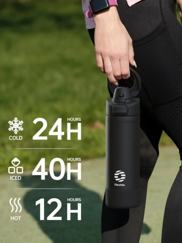 Elonhar Magnetic Thermos Bottle (710/950ml) – Stainless Steel, Bouncing Lid, Phone Holder