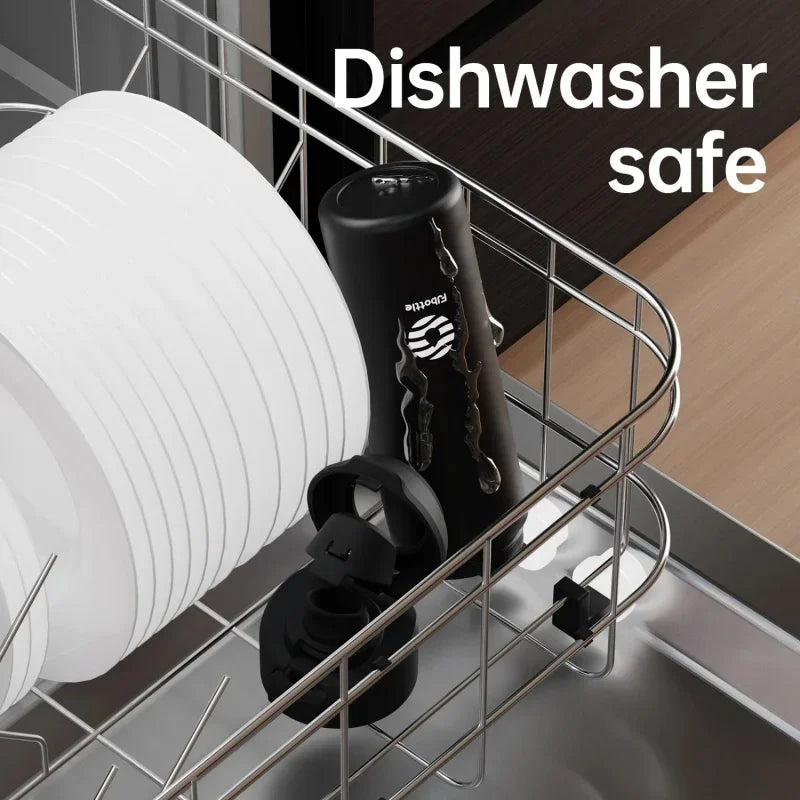 Elonhar Magnetic Thermos Bottle (710/950ml) – Stainless Steel, Bouncing Lid, Phone Holder