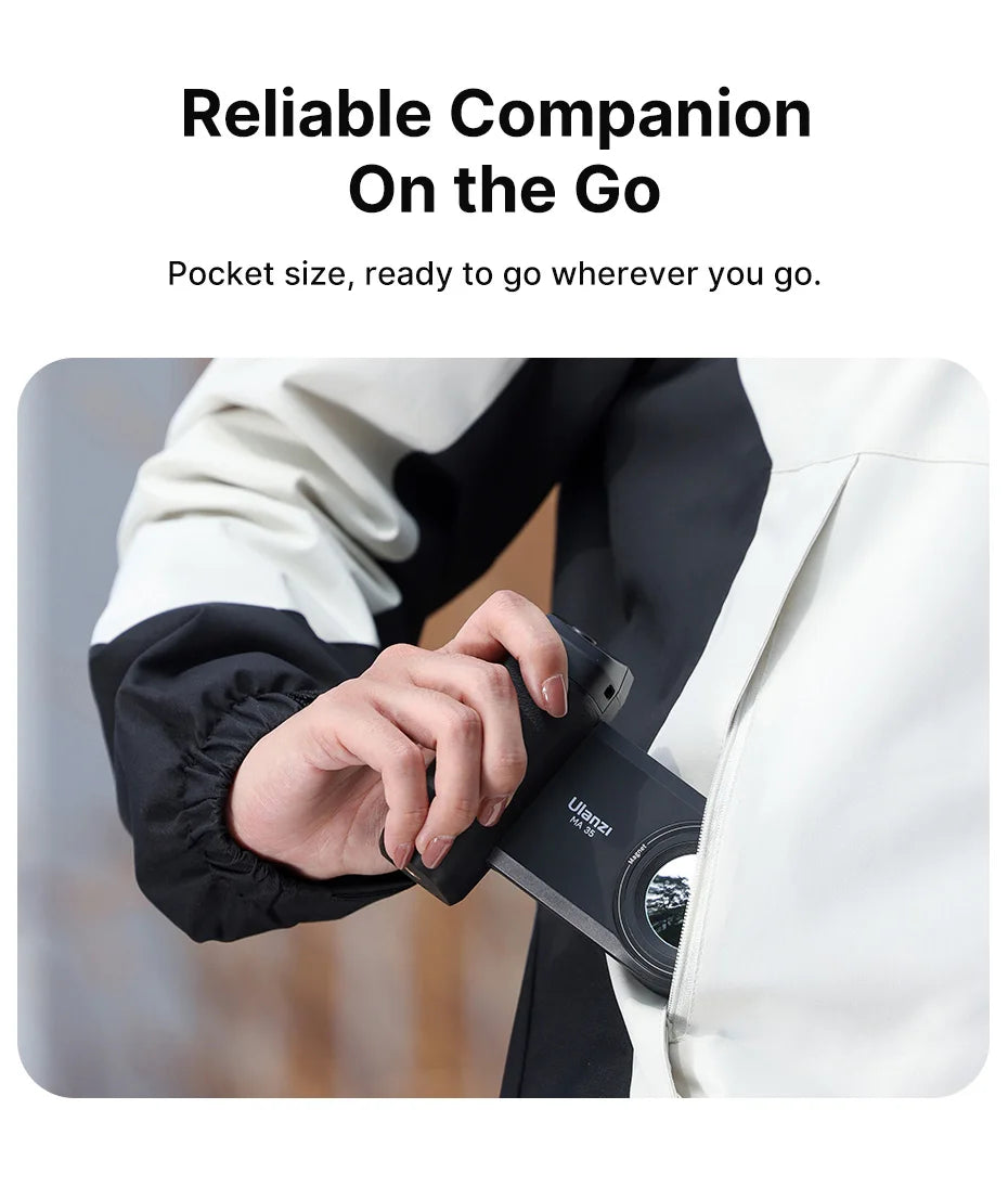 Ulanzi MA35 MagSafe Camera Grip – Bluetooth Shutter, Vertical/Horizontal Shooting