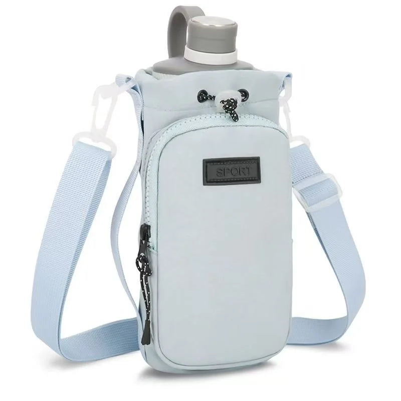 Premium Simple Water Cup Pocket Portable Water Bottle Bag Travel Back Mobile Phone Water Cup Protective Cover Universal Cover